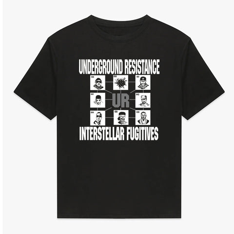 UNDERGROUND RESISTANCE INTERSTELLAR FUGITIVES BOOTLEG T-SHIRT