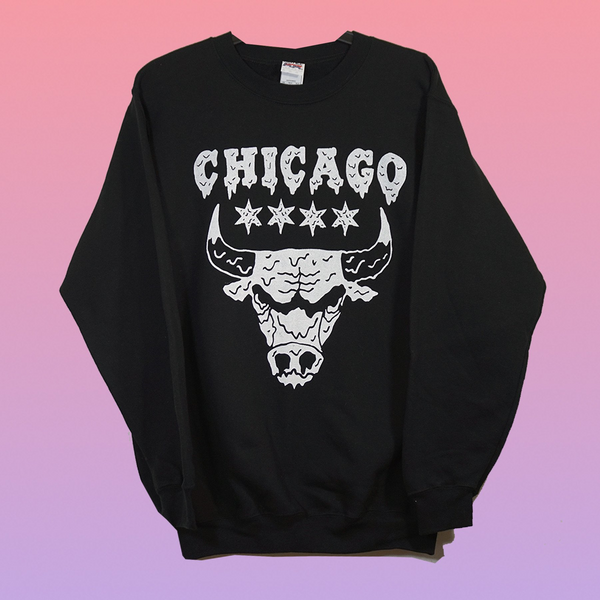 Drippy Bulls Schwarzes Sweatshirt