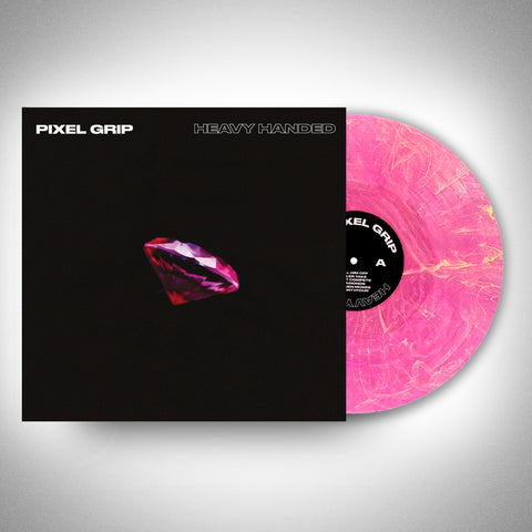 Pixel Grip – Heavy Handed LP (transparentes rosa Vinyl) 