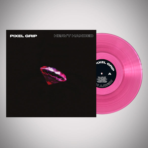 Pixel Grip- LP de mano pesada (vinilo rosa transparente) 