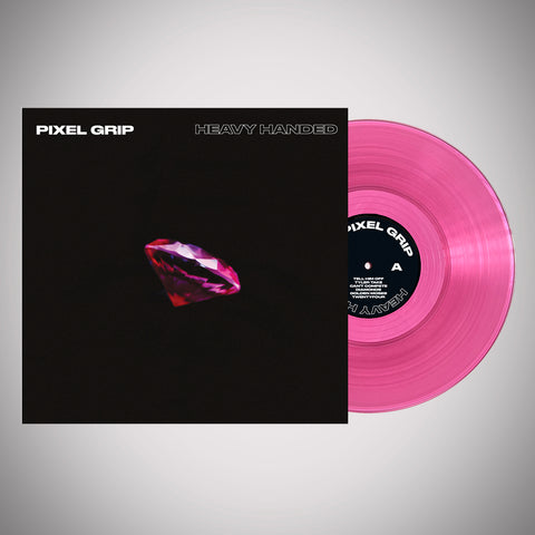 Pixel Grip- LP de mano pesada (vinilo rosa transparente) 