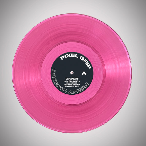 Pixel Grip- LP de mano pesada (vinilo rosa transparente) 