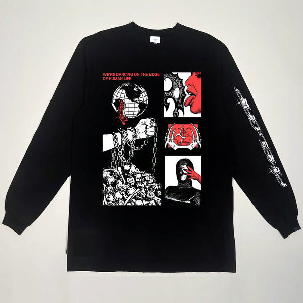 Pixel Grip "Edge of Human Life" Long Sleeve Tee