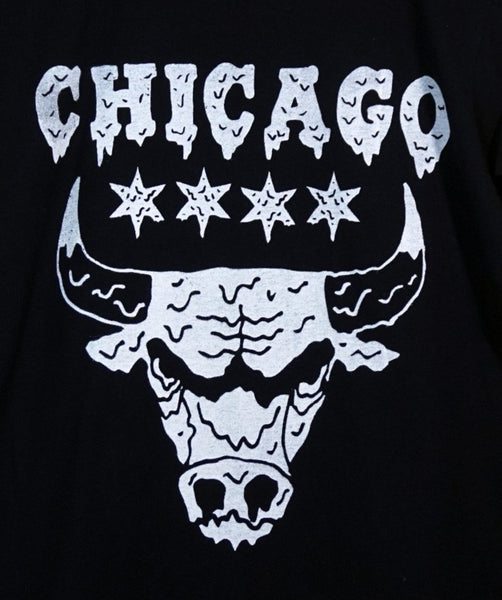 Camiseta Drippy Bulls Negra
