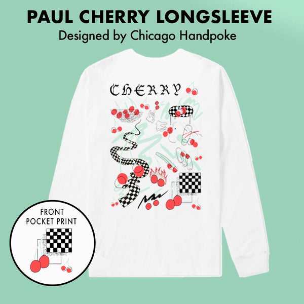 Paul Cherry Camiseta de manga larga "Neon Cherry"
