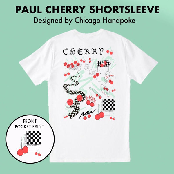 Camiseta de manga corta Paul Cherry "Neon Cherry"