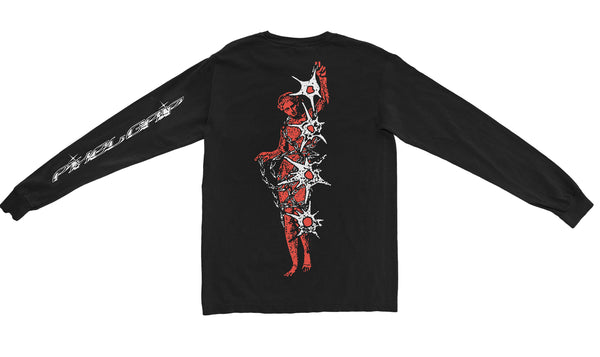 Camiseta de manga larga Pixel Grip "Edge of Human Life"